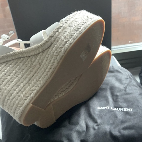 Saint Laurent Porcellana Espadrilles- white/wedges - Picture 4 of 5